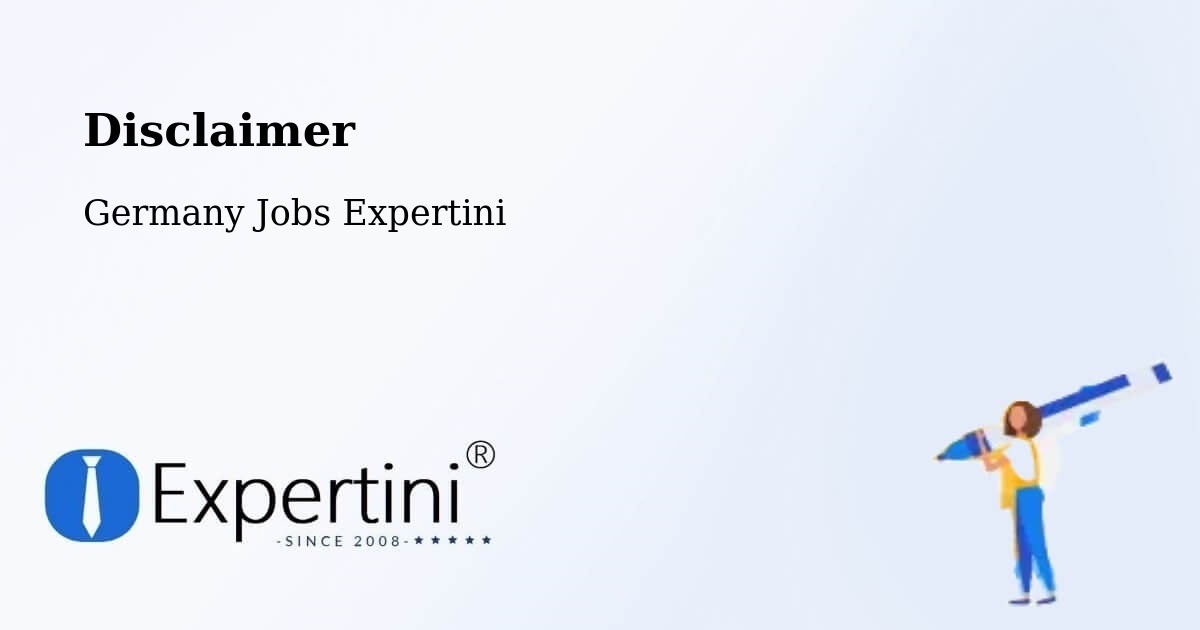 Disclaimer – Neunkirchen - Germany Jobs Expertini