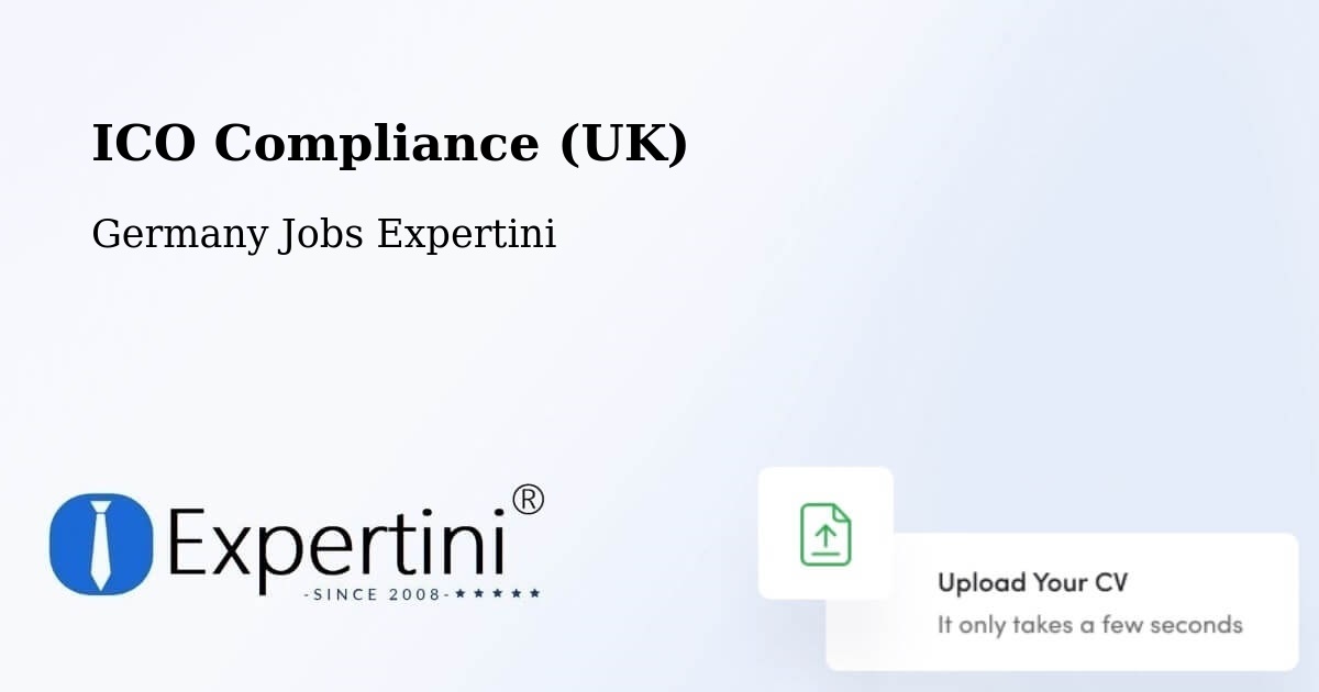 UK Data Protection & ICO Compliance – Neunkirchen - Germany Jobs Expertini