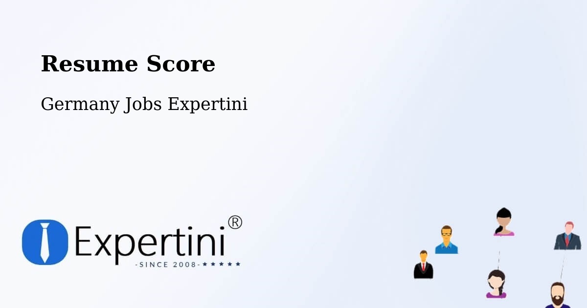 Resume Score & Job Description Match Tool – Neunkirchen - Germany Jobs Expertini